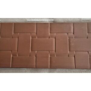 Longaberger Pottery Bread Basket‎ Brick Terracotta Warming Stone Made in USA
